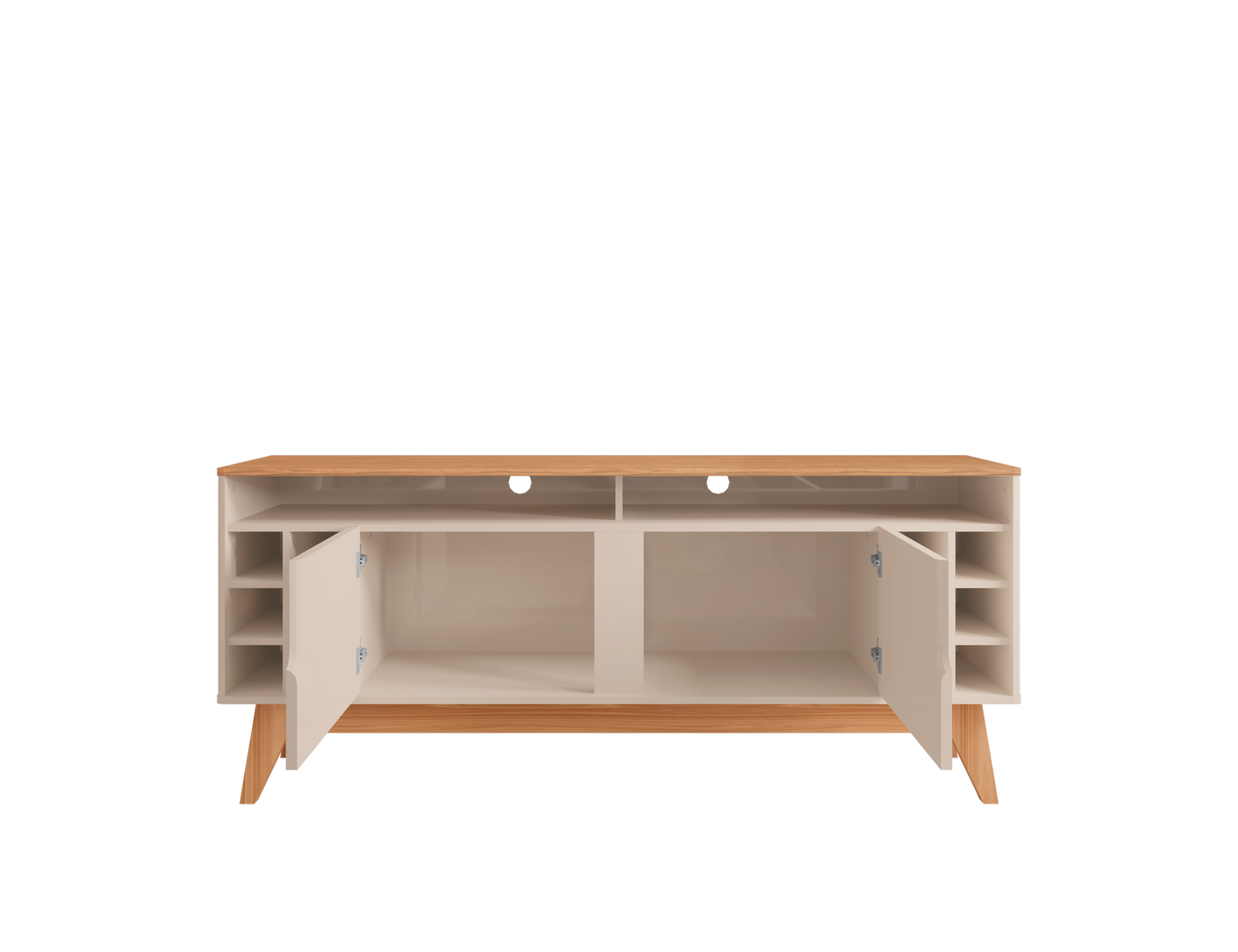 TV Stand Wine 1,6M Off White/Noce