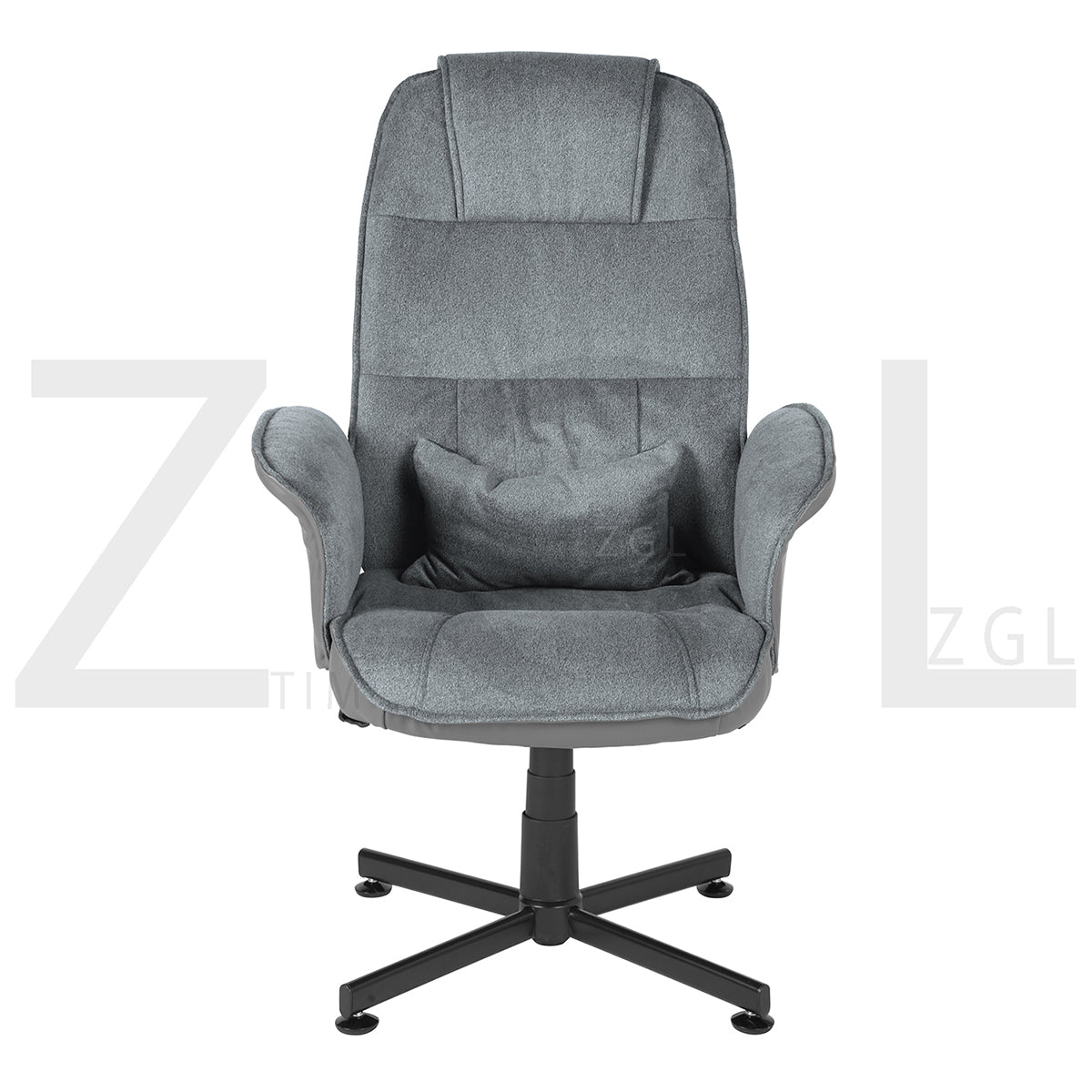 Fabric Upholstered Swivel Ergonomic Home Office Chair Safati