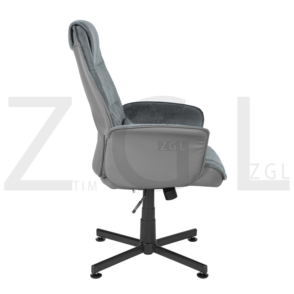 Fabric Upholstered Swivel Ergonomic Home Office Chair Safati