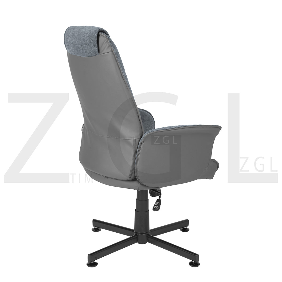 Fabric Upholstered Swivel Ergonomic Home Office Chair Safati