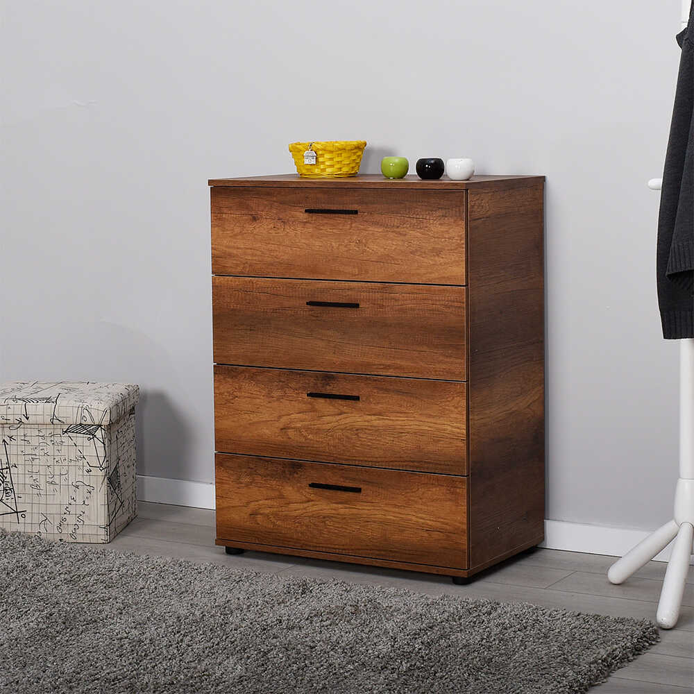 Newline Drawer Chest W/ Four Drawers Oslo Walnut SFN