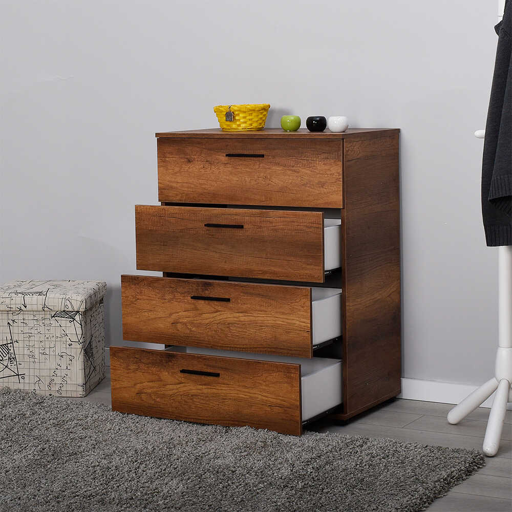 Newline Drawer Chest W/ Four Drawers Oslo Walnut SFN