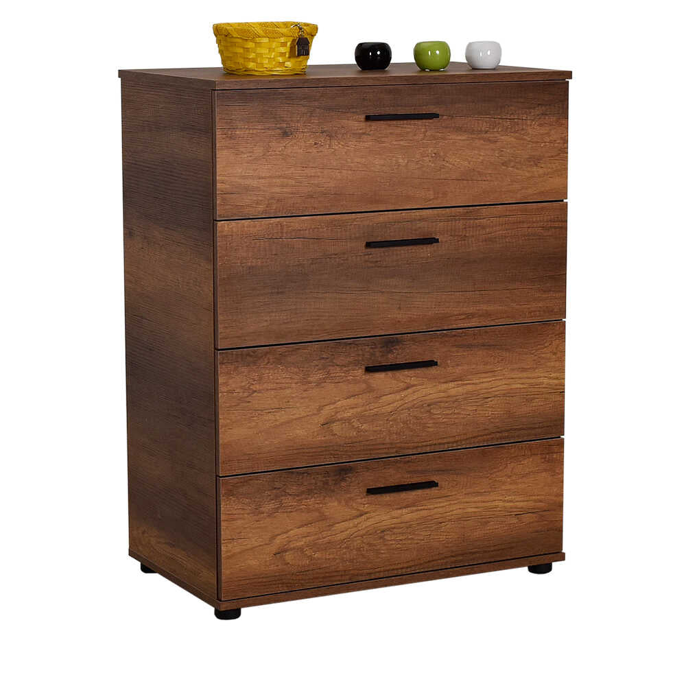 Newline Drawer Chest W/ Four Drawers Oslo Walnut SFN