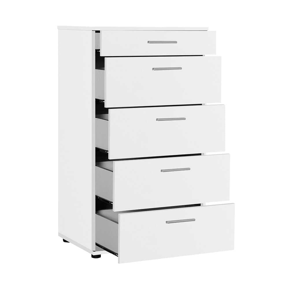 Newline Drawer Chest W/ Five Drawers White SFN