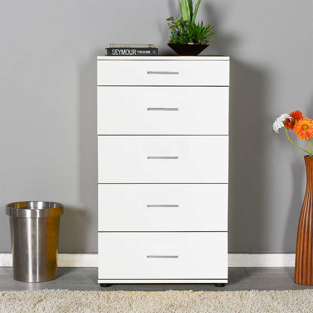 Newline Drawer Chest W/ Five Drawers White SFN