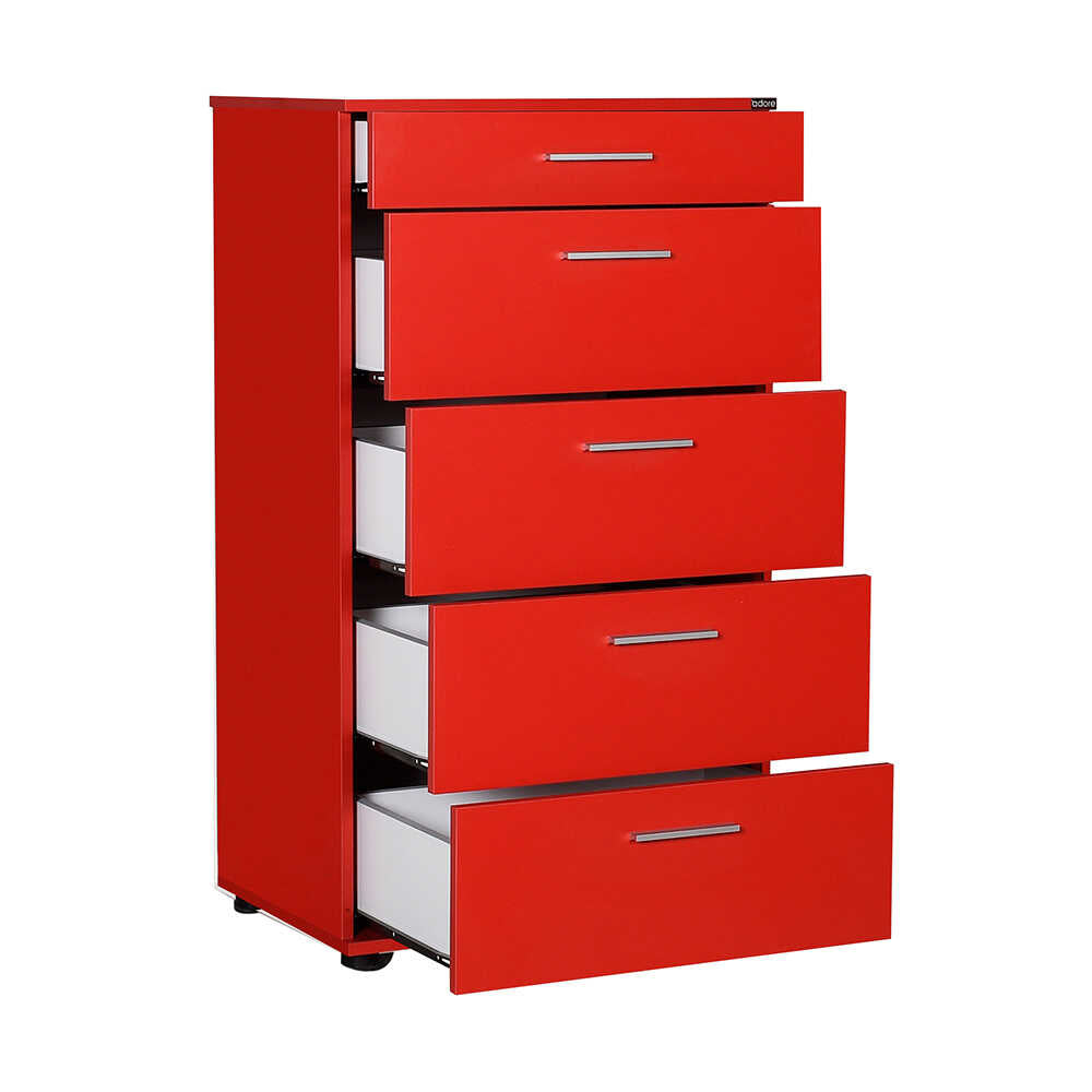 Newline Drawer Chest W/ Five Drawers Red SFN