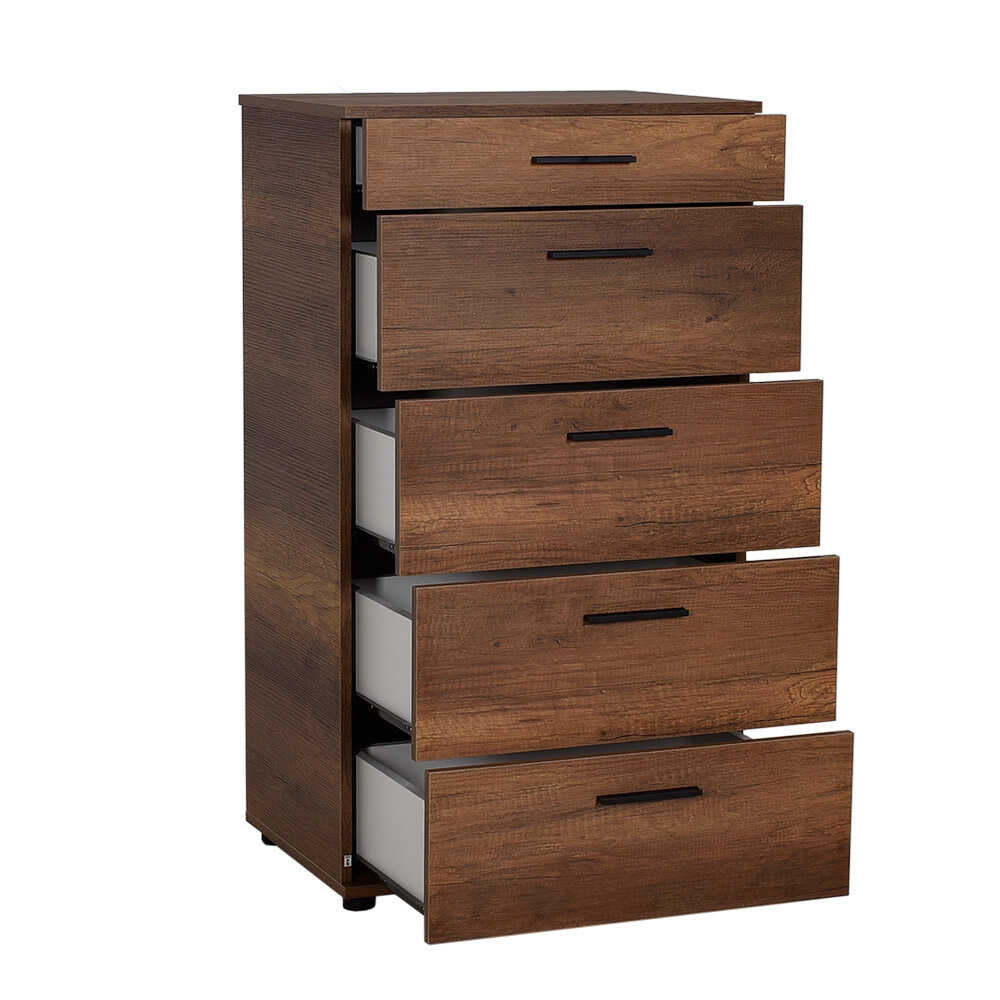 Newline Drawer Chest W/ Five Drawers Oslo Walnut SFN