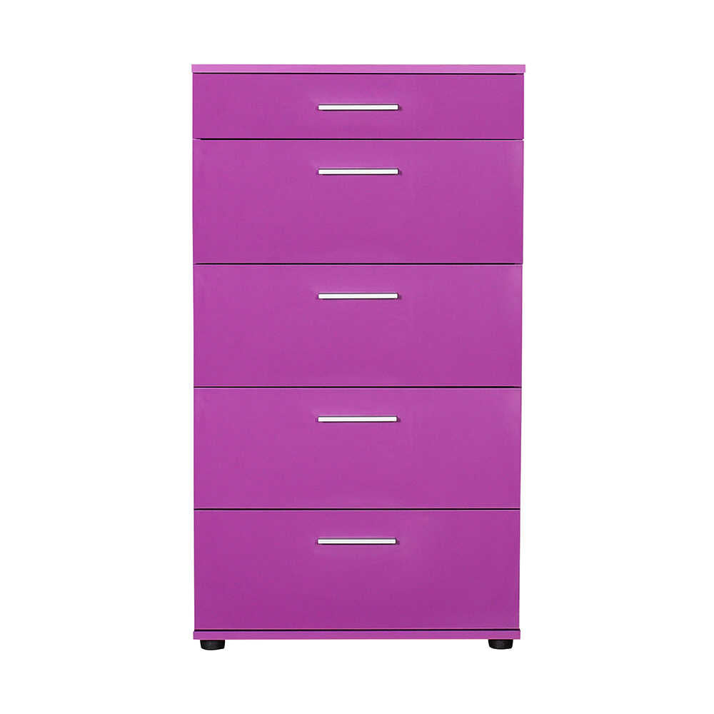 Newline Drawer Chest W/ Five Drawers Purple SFN