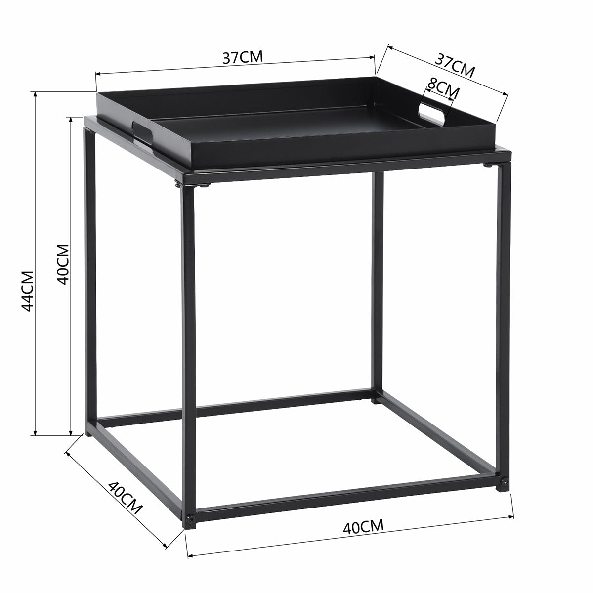 Coffee Table with Removable Tray Tamerton