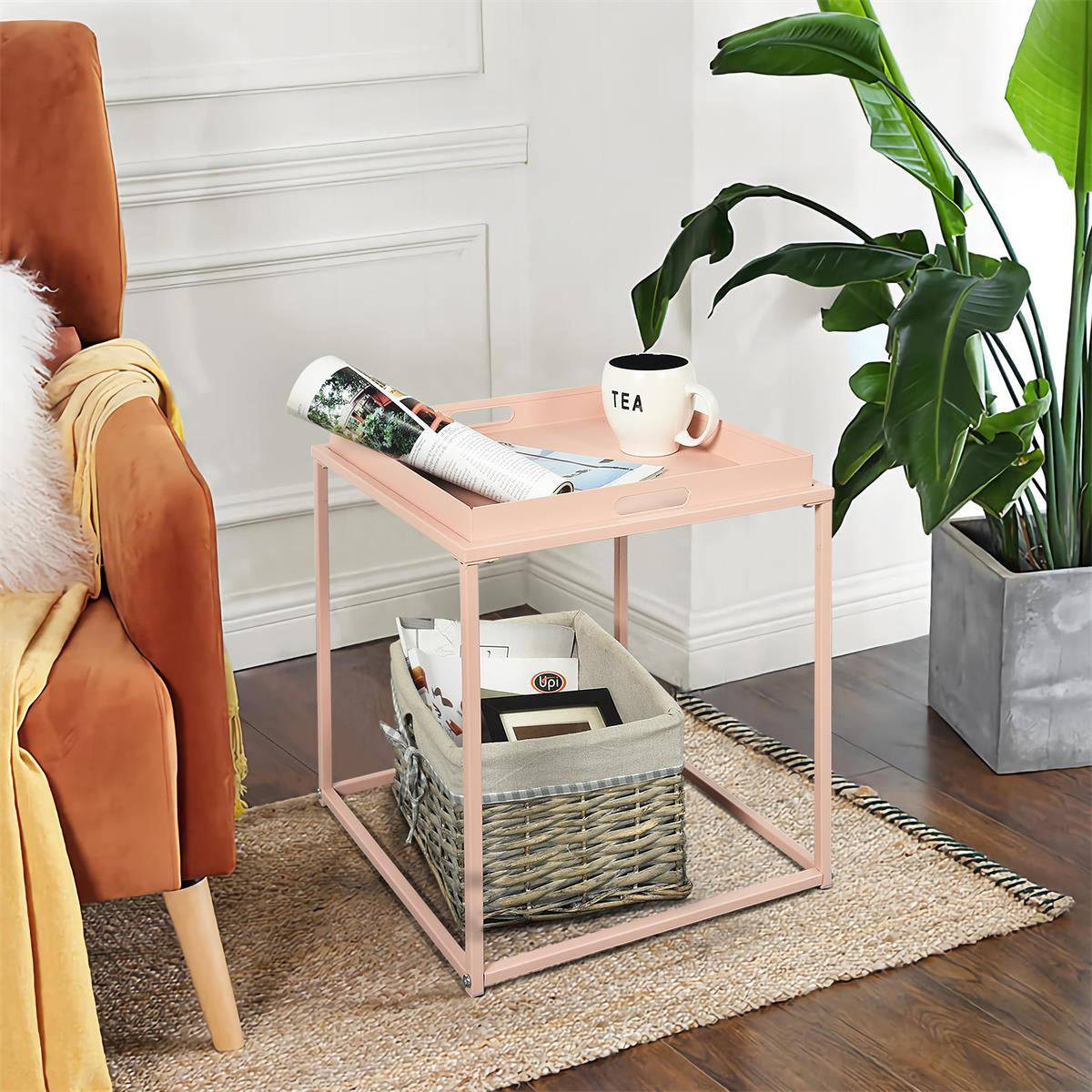 Coffee Table with Removable Tray Tamerton