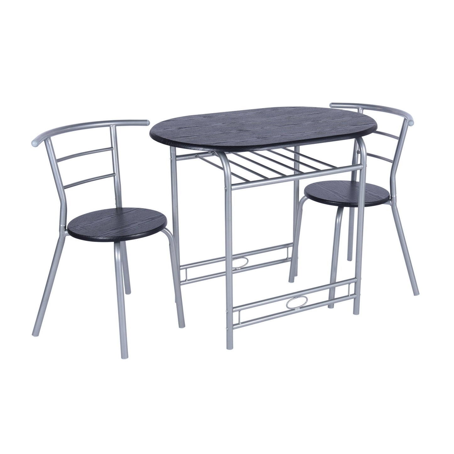 Set of 3 Breakfast Set 1 Table with Chairs Dining Tate