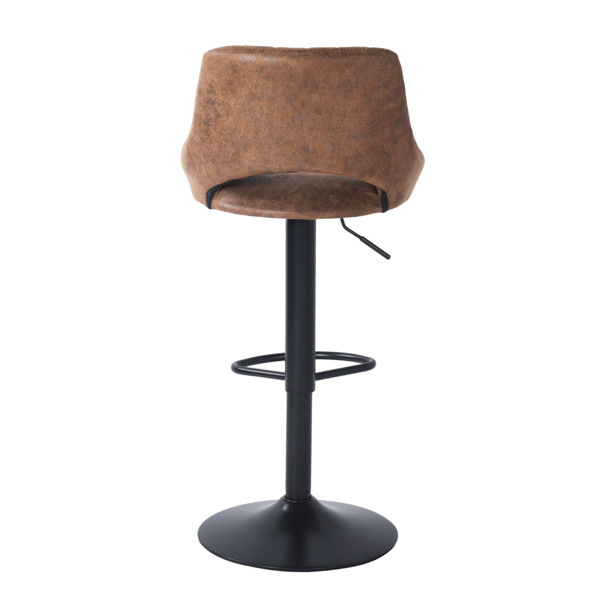 Barstools Suede Upholstered Swivel Height Adjustable Bar Stools Torin