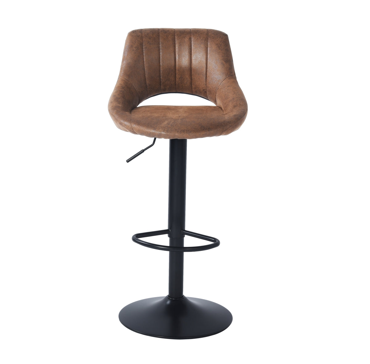 Barstools Suede Upholstered Swivel Height Adjustable Bar Stools Torin