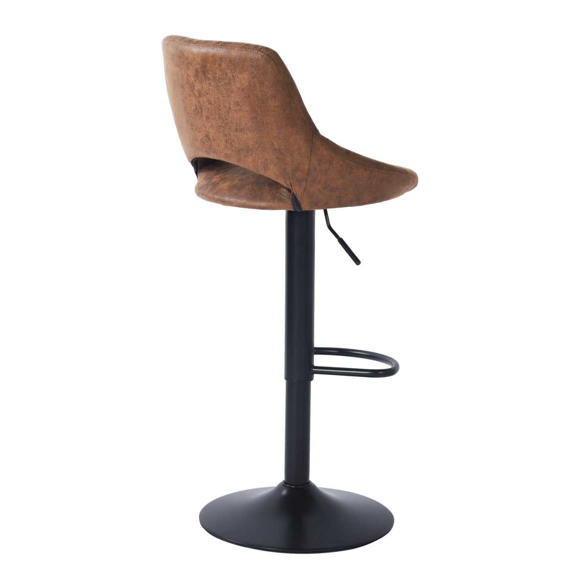 Barstools Suede Upholstered Swivel Height Adjustable Bar Stools Torin