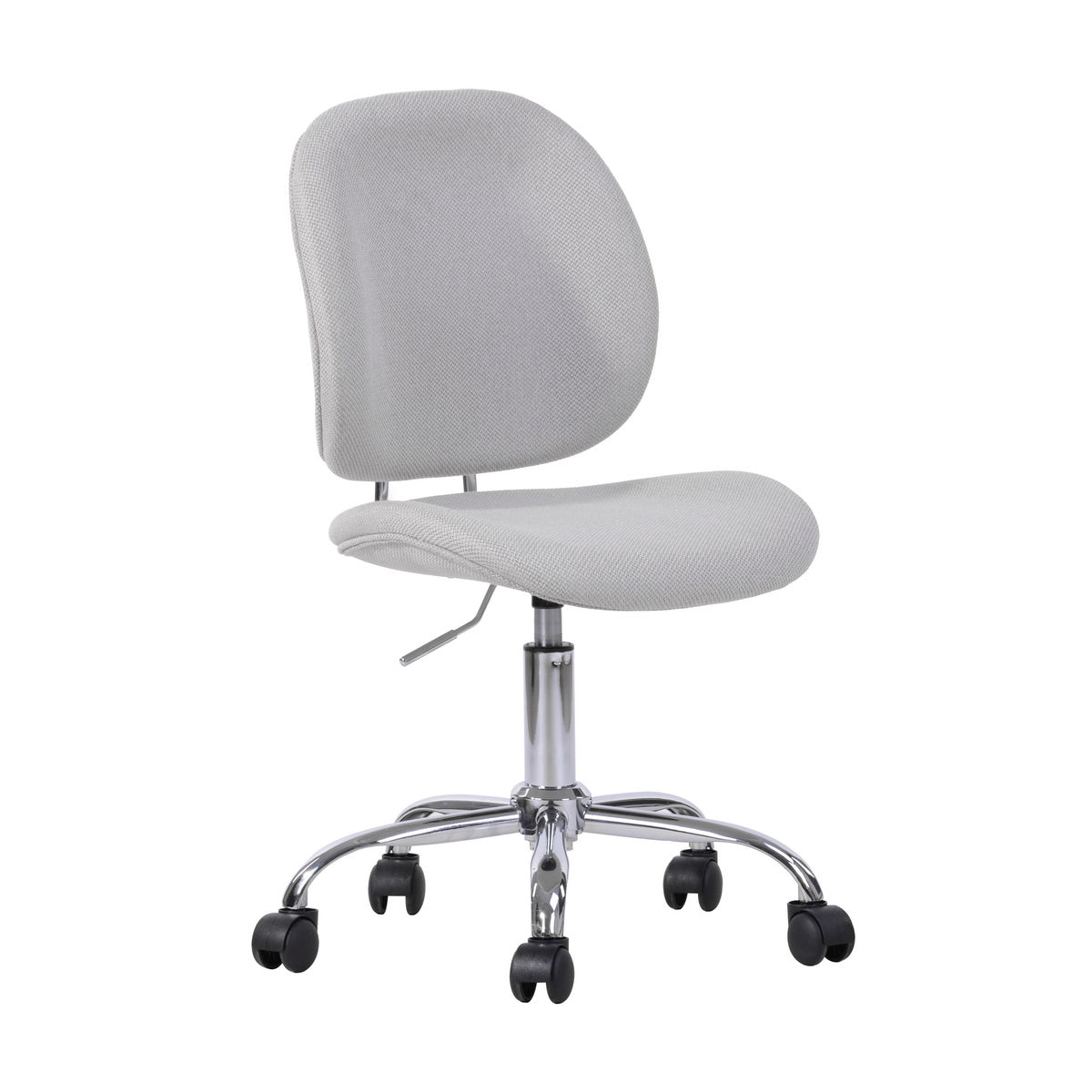 Fabric Upholstered Swivel Ergonomic Home Office Chair Towns