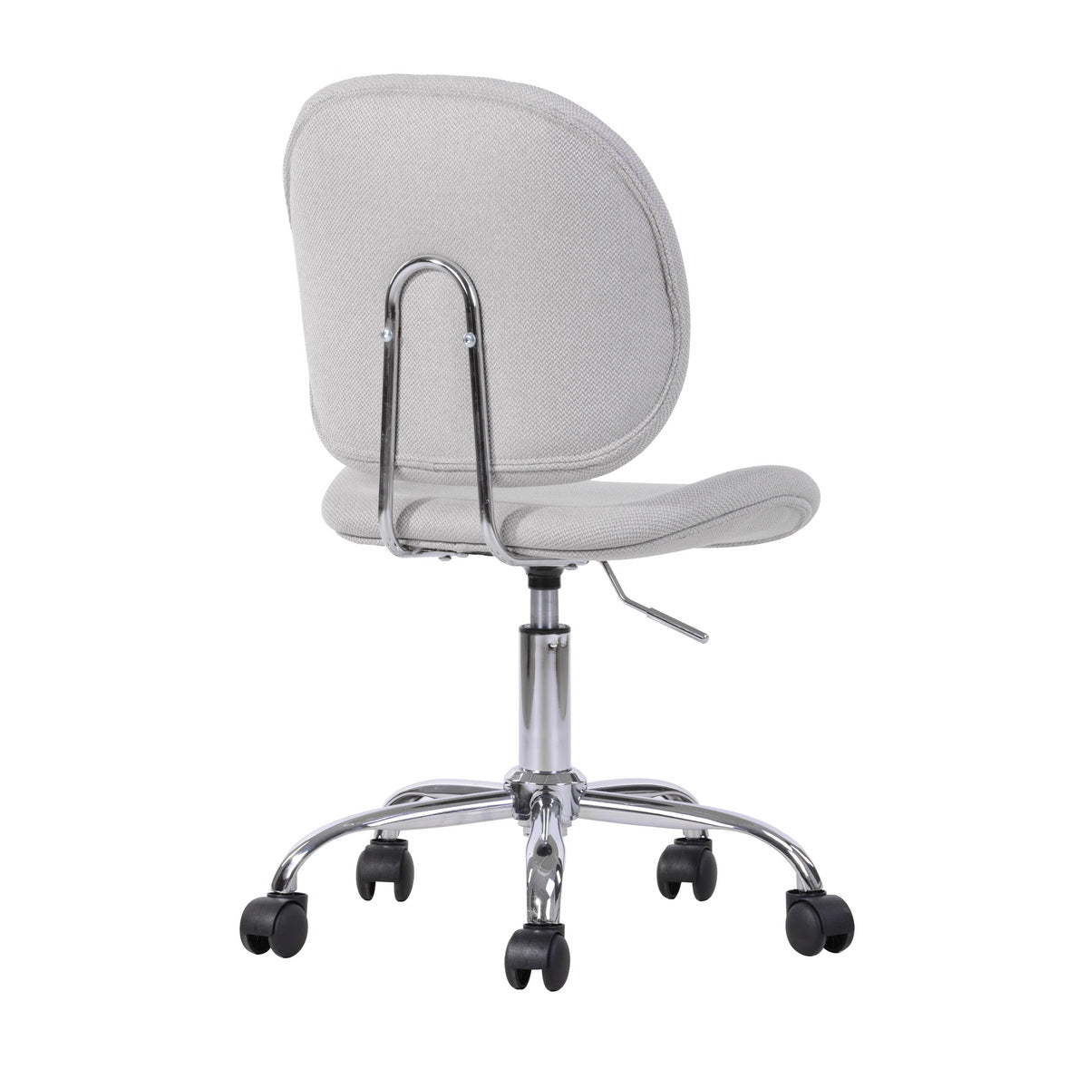 Fabric Upholstered Swivel Ergonomic Home Office Chair Towns