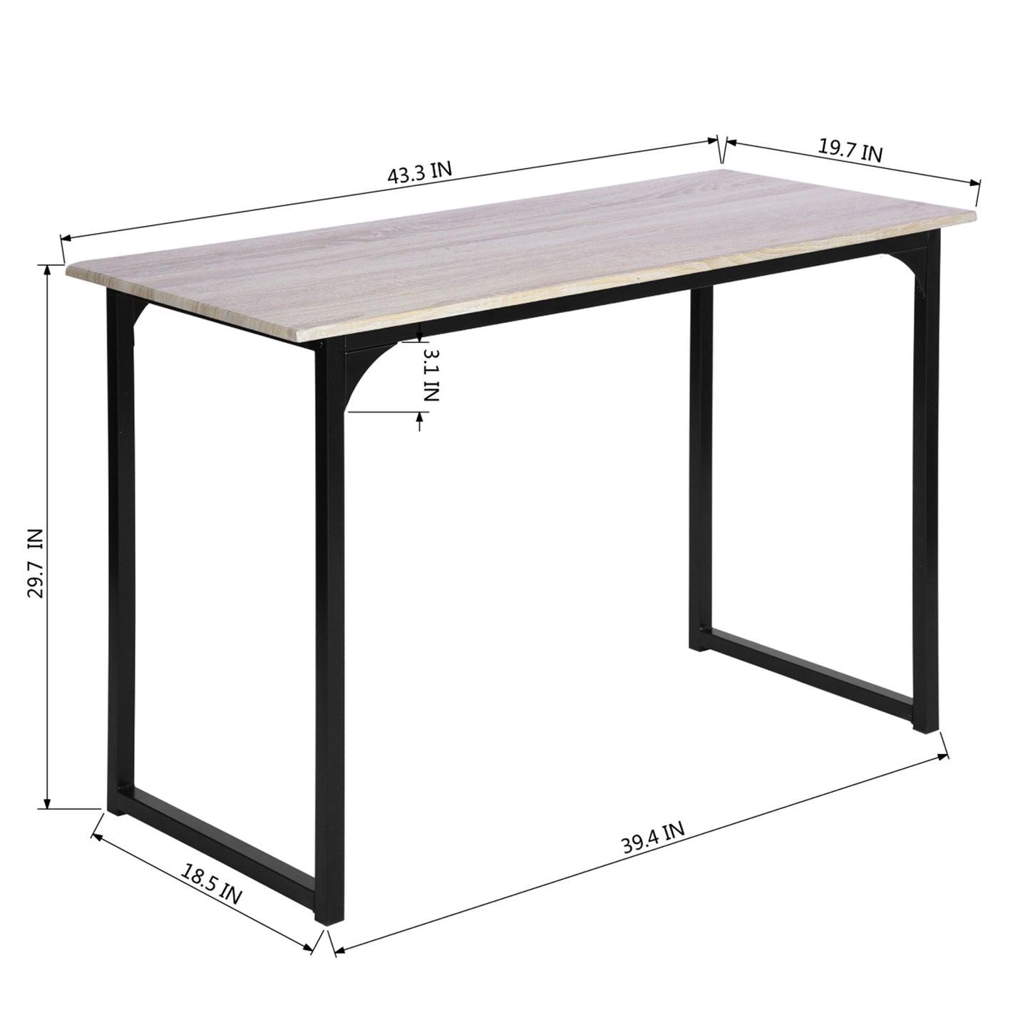 Computer Desk Writing Office Table Tuberose