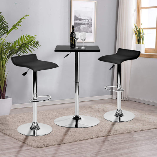 Barstools PVC Seat Swivel Height Adjustable Bar Stools Flanagan